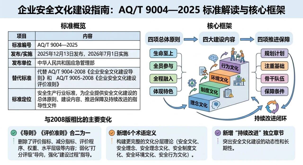 AQ/T 9004—2025 标准概览与核心框架图